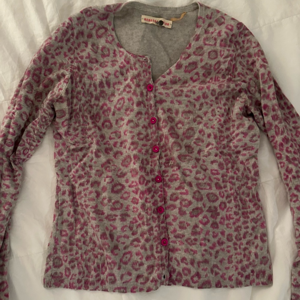 Rebecca Taylor silk & cashmere Cardigan size S